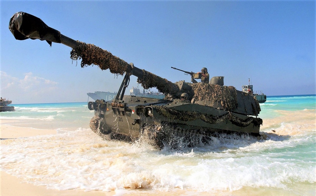Pháo tự hành M109A5 của Tây Ban Nha. Nguồn: wikipedia.org