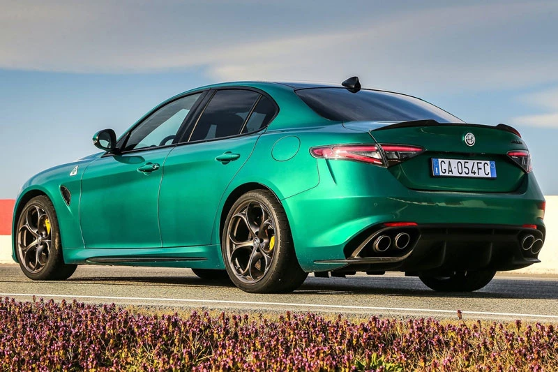 4. Alfa Romeo Giulia Quadrifoglio.