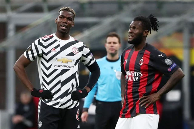 Rất có thể Kessie (phải) và Pogba sẽ sát cánh bên nhau ở tuyến giữa của PSG bắt đầu từ mùa tới