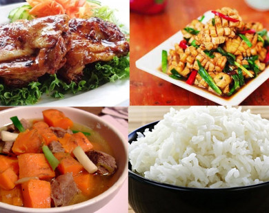 Thực đơn cơm chiều: Món ăn tuyệt ngon