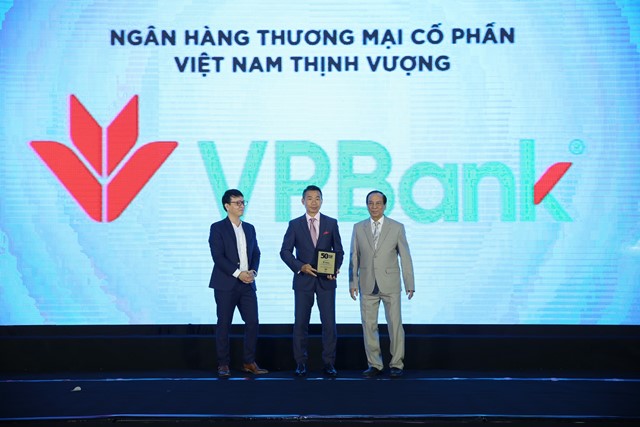 Top 50 công ty kinh doanh hiệu quả nhất Việt Nam xướng danh VPBank
