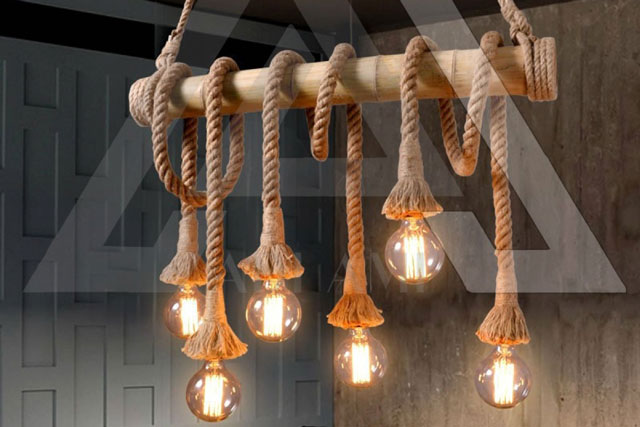 Tân trang nhà cửa độc đáo với dây thừng