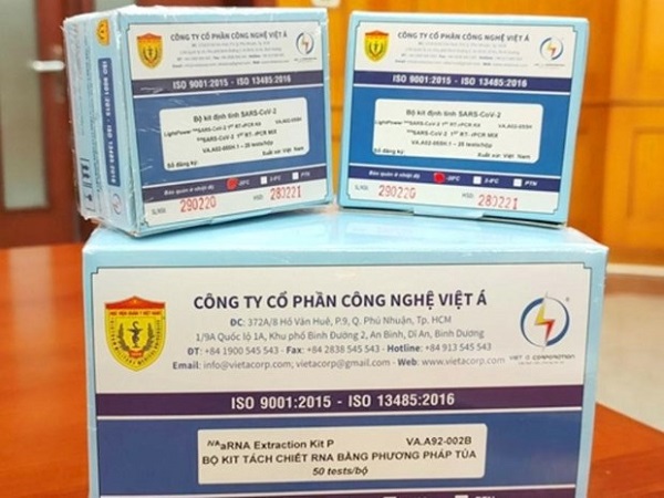 Việt Á nhập hàng triệu que test nhanh COVID-19 từ Trung Quốc với giá 21.500 đồng/test
