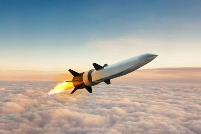 Minh họa về tên lửa siêu thanh. Ảnh: Raytheon Missiles & Defense.