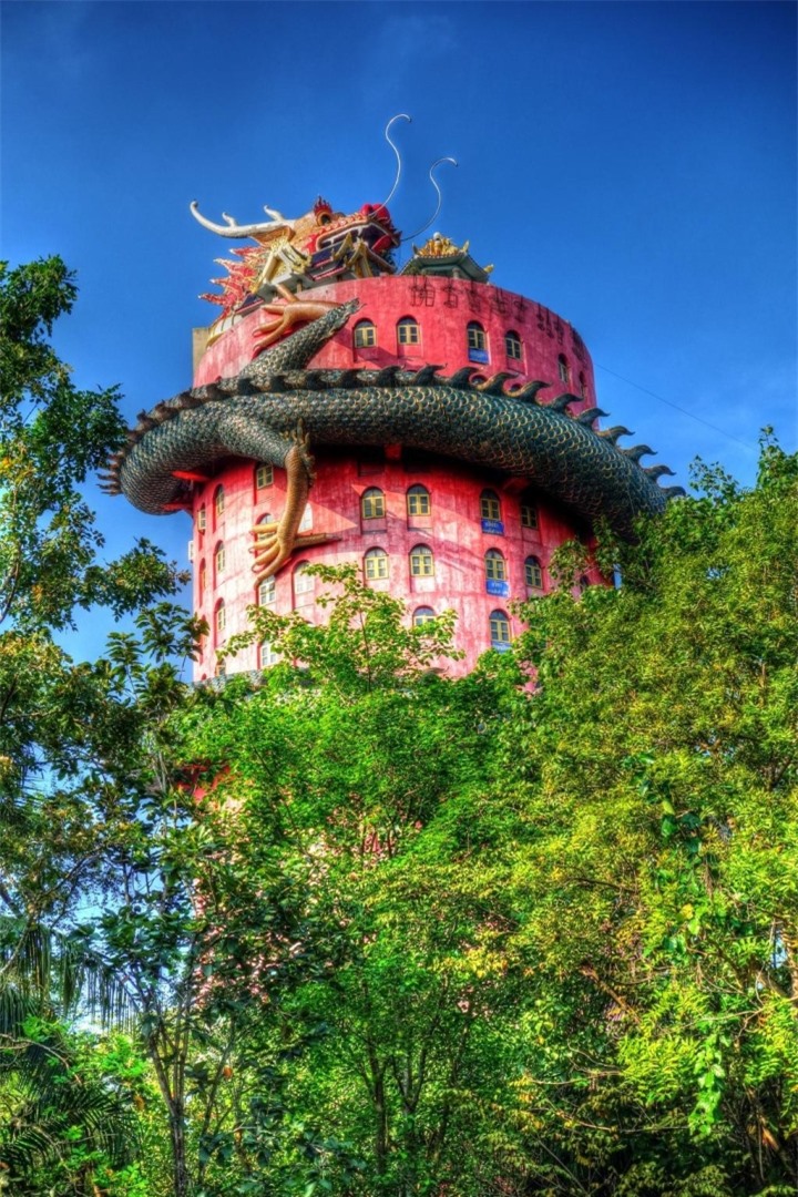 Ngôi chùa châu Á trông như bối cảnh phim Hollywood, người thiết kế vẫn là ẩn số  - 3