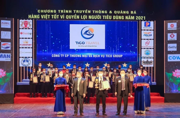 Tico Travel lọt Top 20 thương hiệu Hàng Việt tốt vì quyền lợi người tiêu dùng 2021.