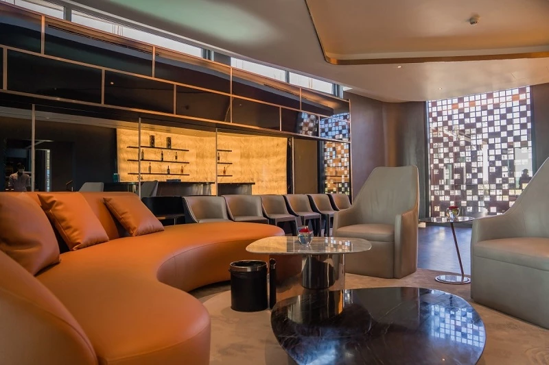 Phòng Relax President là điểm nhấn về trải nghiệm thư giãn và nghệ thuật kiến trúc tại căn Pool Villas.