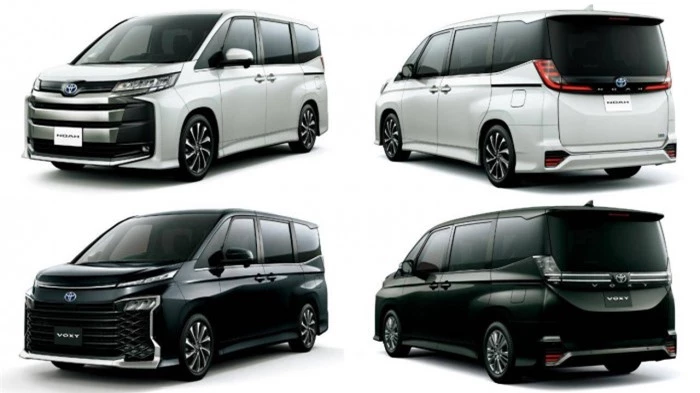 bộ đôi minivan toyota noah và voxy ra mắt, giá từ 539 triệu đồng