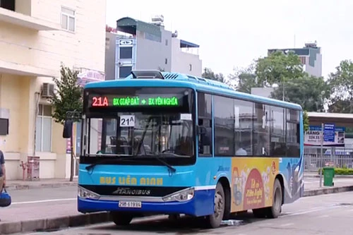 Xe bus ở Hà Nội hoạt động bình thường từ ngày 8/2.