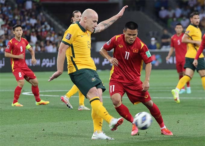 Việt Nam thua chung cuộc 0-4 trước Australia - Ảnh: VFF 