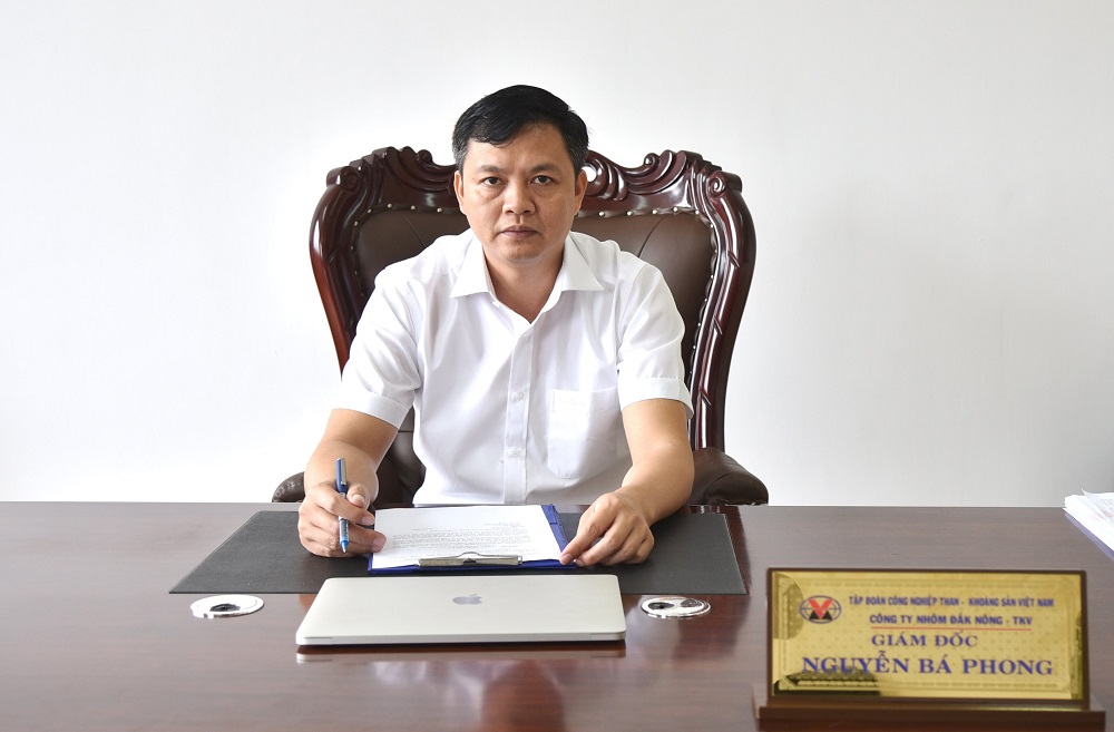 Ông Nguyễn Bá Phong - Giám đốc Công ty Nhôm Đắk Nông - TKV.