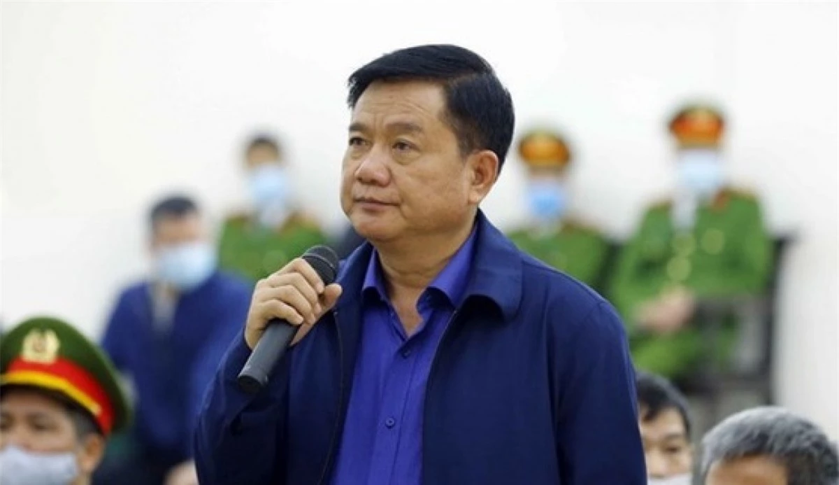 Ông Đinh La Thăng đang phải chấp hành hình phạt tù tổng cộng là 30 năm