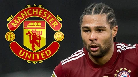 Man United và Liverpool nhận tin từ Gnabry