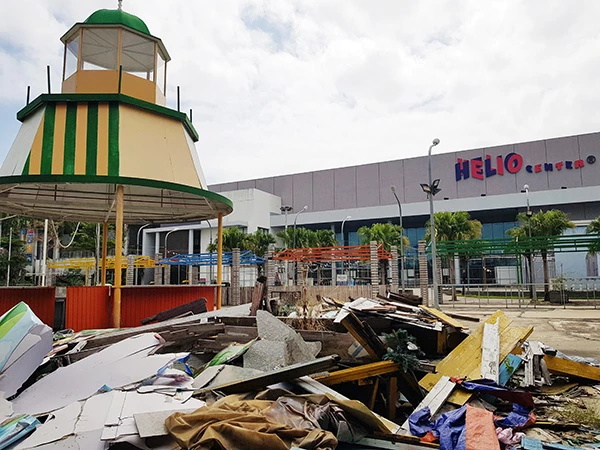 Nhều khu vui chơi gải trí, mua sắm lớn trên địa bàn Đà Nẵng như Helio Center gần như bỏ phế suốt cả mùa Tết Nguyên đán Nhâm Dần 2022
