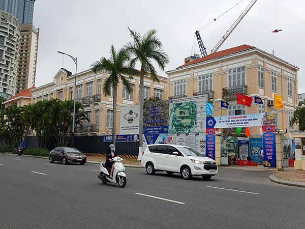 Cải tạo khu 42 Bạch Đằng để làm Bảo tàng Đà Nẵng gặp vướng mắc về mặt bằng thi công