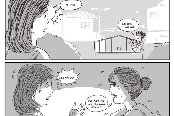 Nửa đêm chị gái bỗng ôm con về nhà khóc lóc, yêu cầu của chị đẩy tôi vào tình thế oái oăm