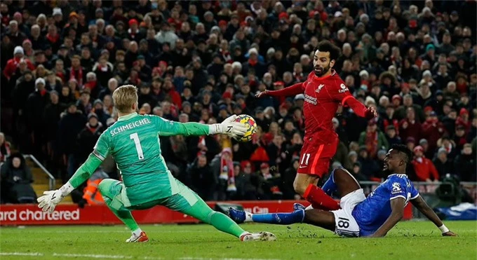 Salah mang tới sự khác biệt cho Liverpool trong khoảng 30 phút cuối khi vào sân