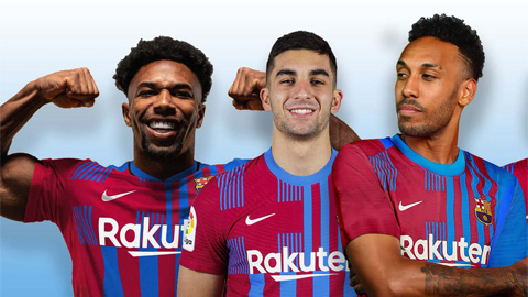 Aubameyang, Ferran và Adama Traore: Tam tấu mới của Barca trên hàng công
