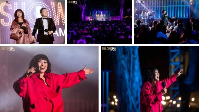 Những hình ảnh trong đêm nhạc "Alo tình yêu" của Lam Trường và Phương Thanh tối ngày 12/2.