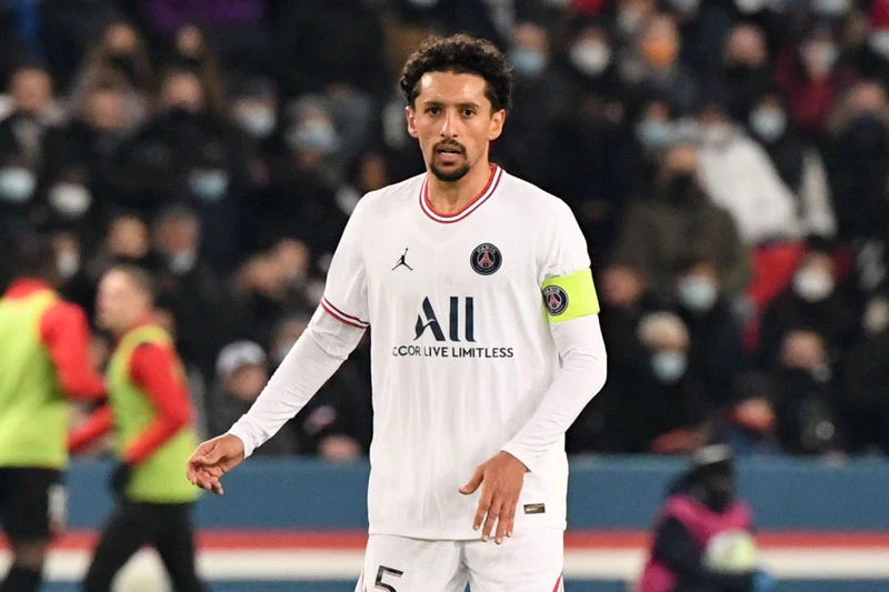 Trung vệ: Marquinhos (PSG).