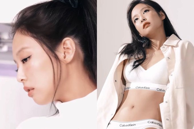 Jennie (BLACKPINK) diện đồ Calvin Klein nóng bỏng mắt không ai cưỡng lại nổi