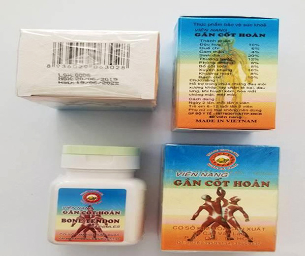 Đà Nẵng: Thu hồi thực phẩm bảo vệ sức khỏe "Gân Cốt Hoàn" có chứa chất cấm