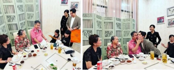 Tiệc sinh nhật giản dị, ấm cúng tại nhà của đại gia Phạm Văn Mười.
