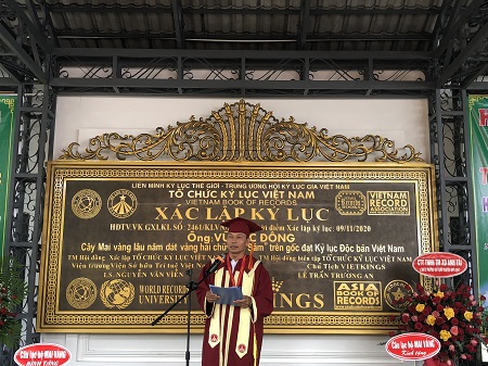 Cây mai vàng hơn trăm tuổi của một doanh nhân miền Tây được xác lập Kỷ lục Thế giới