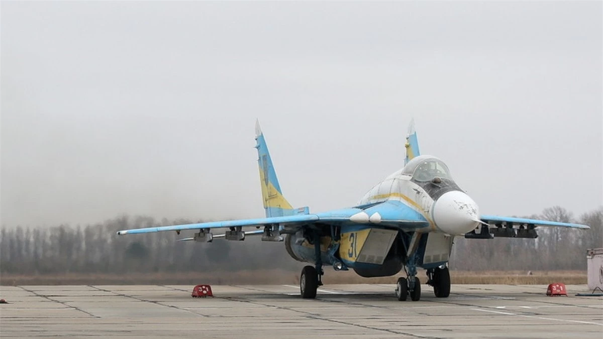 Máy bay chiến đấu Mig-29 của Lực lượng không quân Ukraine. Ảnh: Getty