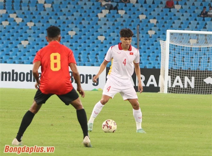 U23 Việt Nam nỗ lực tấn công U23 Timor Leste - Ảnh: Phan Hồng 