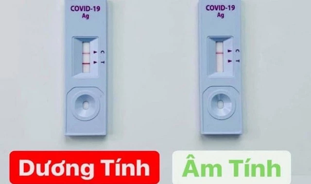 Test nhanh âm tính chỉ có nghĩa là nguy cơ lây thấp.