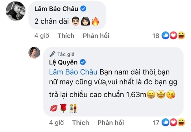 Lâm Bảo Châu và Lệ Quyên phát cẩu lương” ngọt lịm, đàng gái vui ra mặt vì được đính chính 1 thông tin! - Ảnh 2.