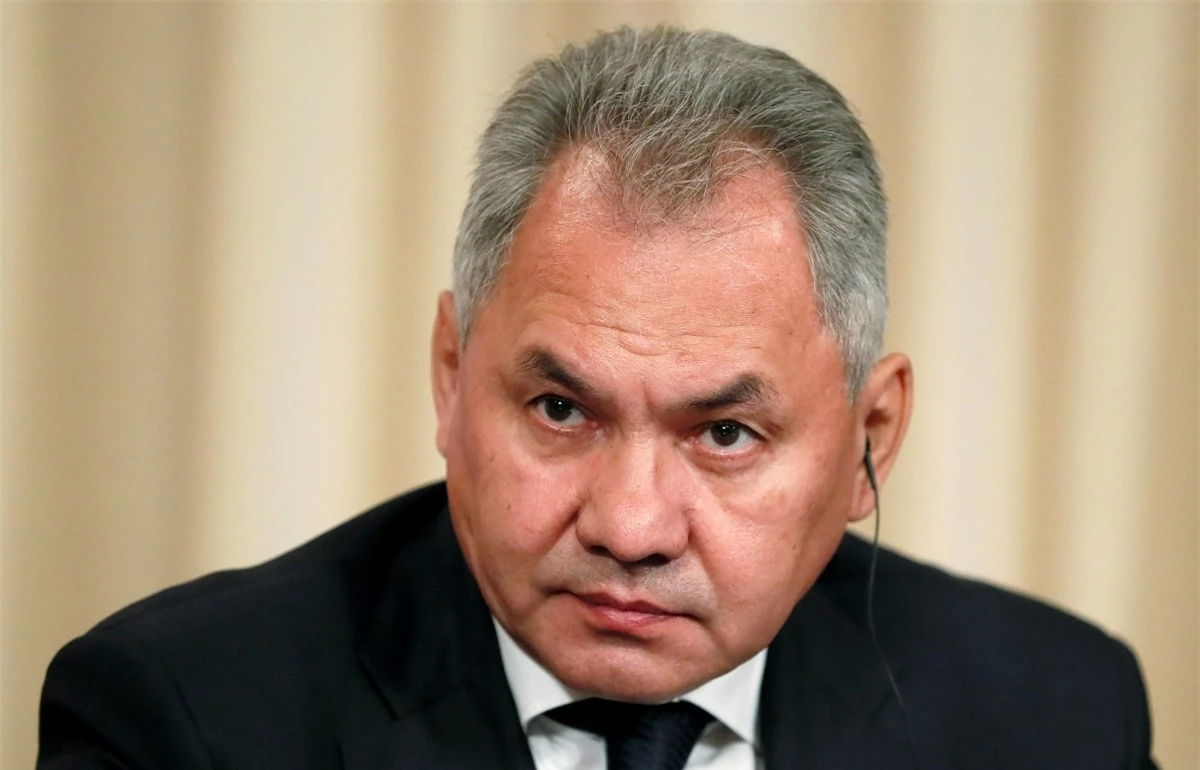 Bộ trưởng Quốc phòng Nga Sergei Shoigu. Ảnh: Reuters