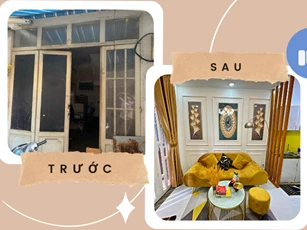 Cặp vợ chồng trẻ ở TP HCM "phù phép" ngôi nhà 16m² đẹp bất ngờ với chi phí chỉ 300 triệu