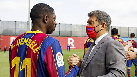 Laporta muốn giữ chân Dembele