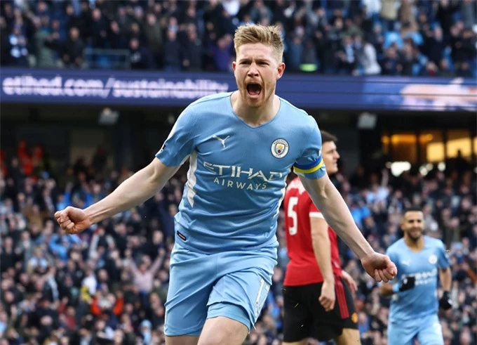 De Bruyne lần đầu thắng MU trên sân Etihad