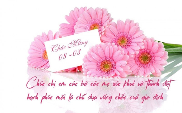 Những lời chúc hay, ý nghĩa dành tặng phụ nữ trong ngày 8/3