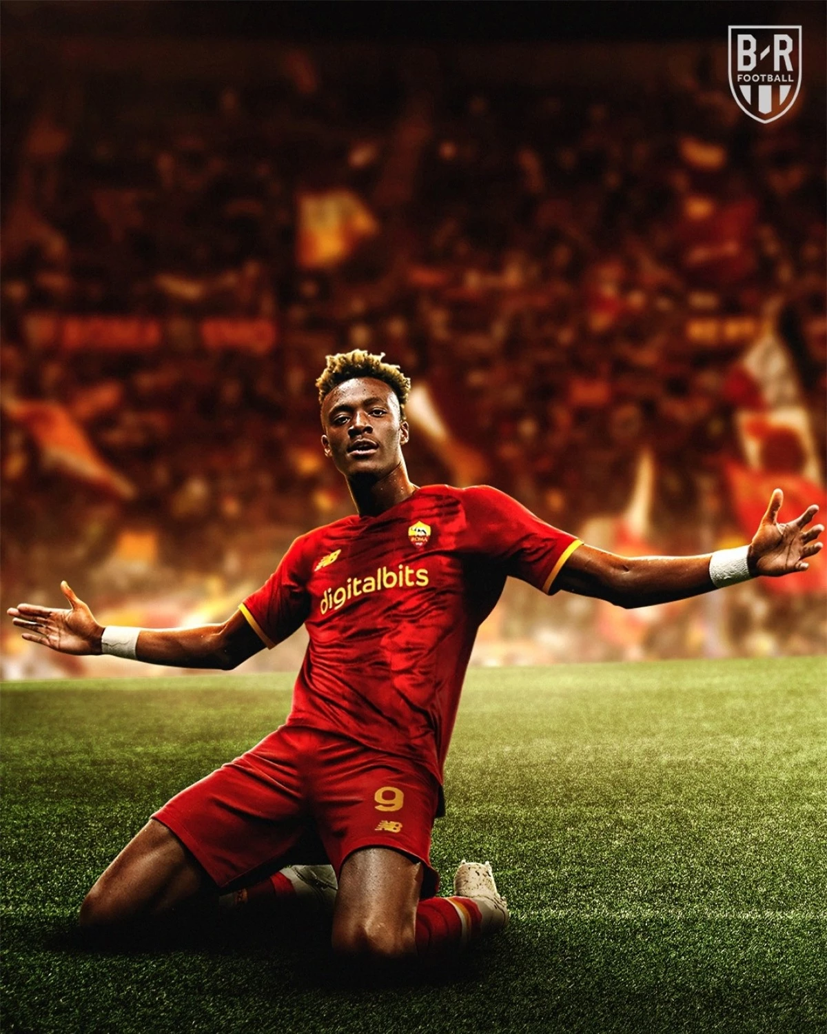 Tammy Abraham ghi bàn như máy trong màu áo AS Roma. (Ảnh: Bleacher Reports)