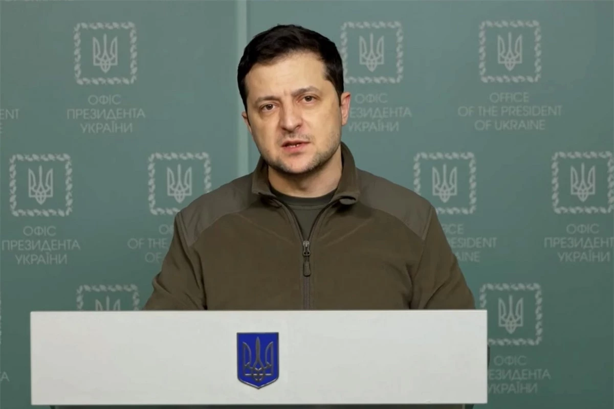 Tổng thống Ukraine Zelensky. Ảnh: EPA