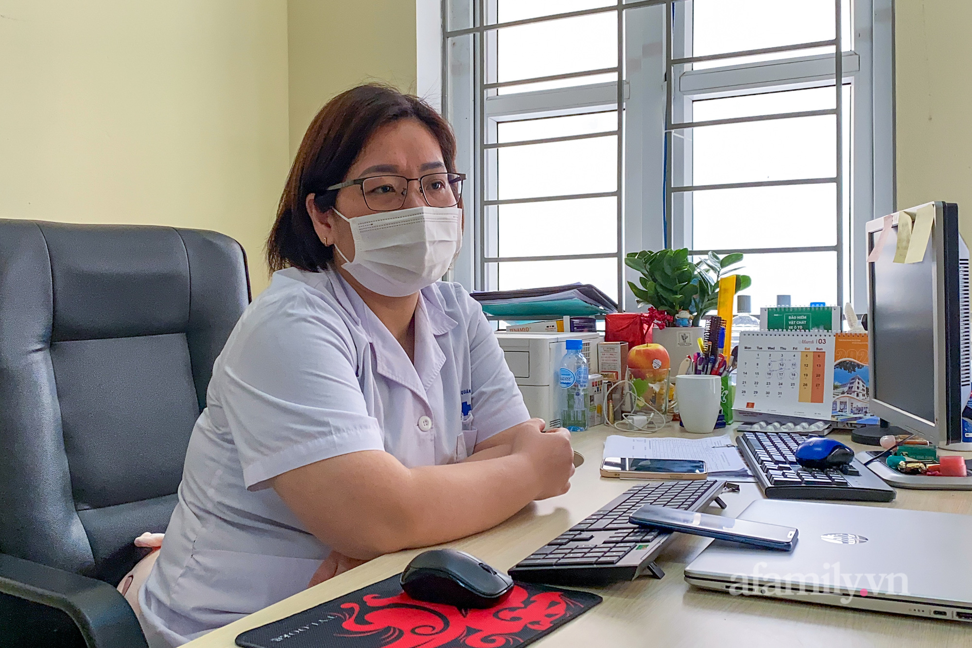 8/3 trong những ngày "đỉnh dịch" ở trạm y tế có 100% cán bộ, nhân viên là F0