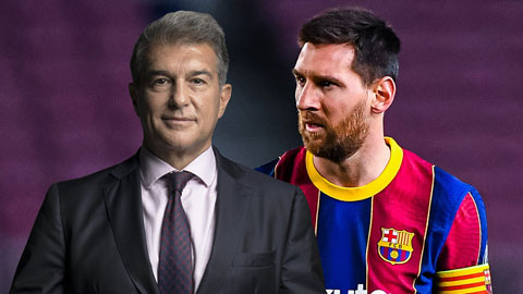 Joan Laporta không hối tiếc vì để Messi ra đi