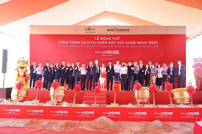Công trình dịch vụ chăm sóc sức khỏe Nova Medi tại NovaWorld Phan Thiet kỳ vọng sẽ mang đến cho cộng đồng dịch vụ y khoa tiên tiến khi đi vào hoạt động trong quý II/2023.