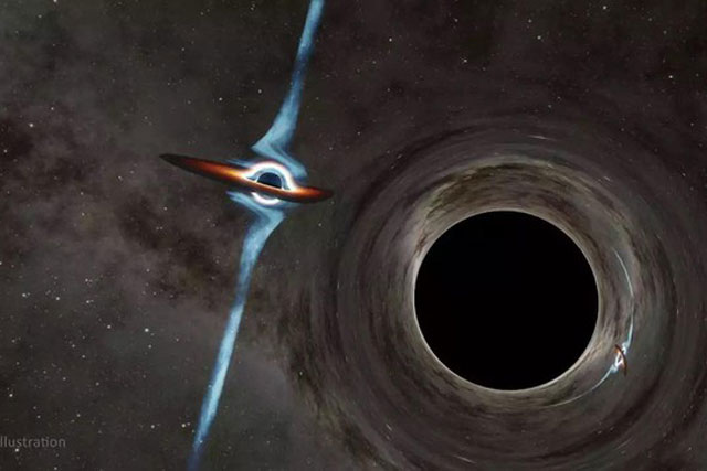 Hai hố đen quái vật hướng tới một vụ va chạm làm rung chuyển không gian