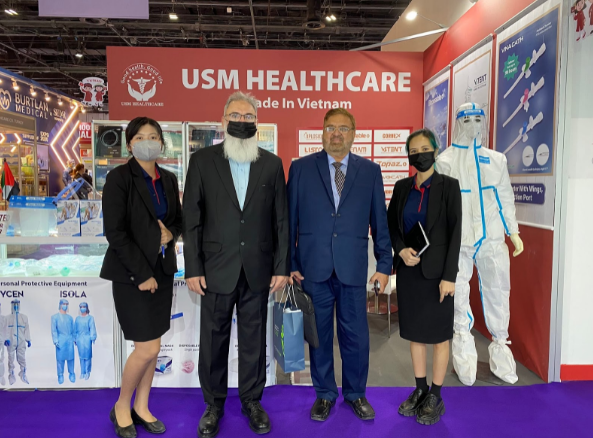 USM Healthcare tại Arab Health Expo.