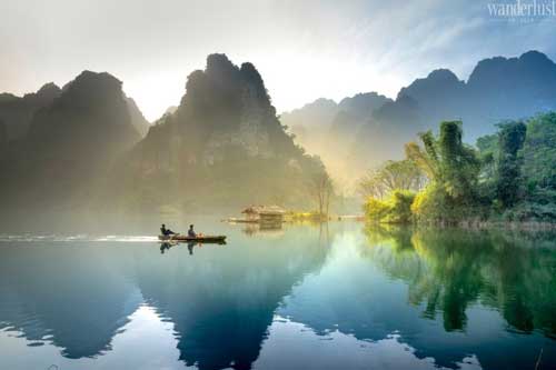 Có một ‘vịnh Hạ Long’ yên bình ở Tuyên Quang, quá tuyệt cho 1 ngày trốn phố đông