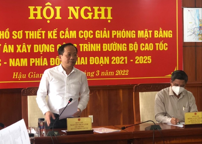 Dự án cao tốc Cần Thơ - Cà Mau: Bộ Giao thông Vận tải yêu cầu tạo mọi điều kiện thuận lợi để triển khai kịp tiến độ
