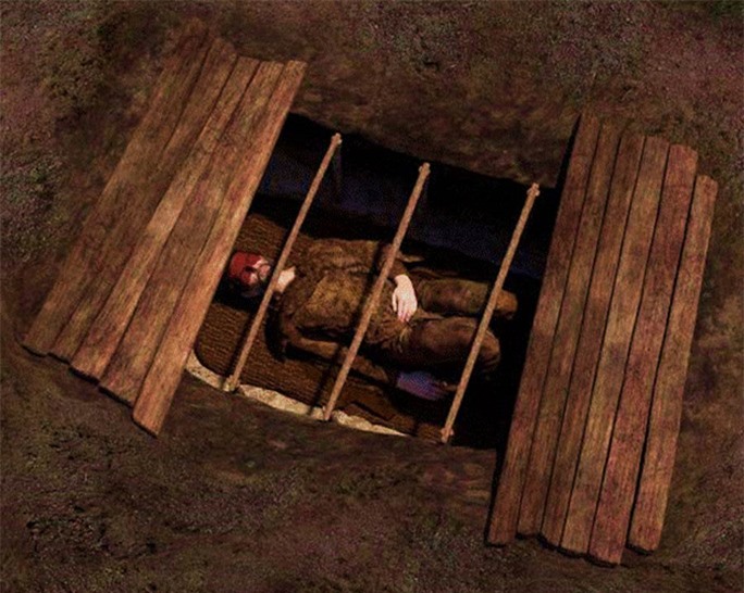 Bí ẩn hài cốt người khổng lồ đỏ trong gò mộ cổ 3.000 năm - Ảnh 2.