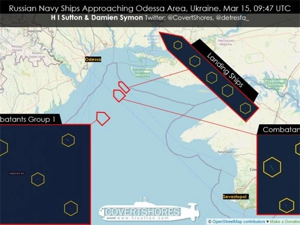 [NÓNG] UNIAN: 14 tàu chiến Nga thẳng tiến tới Odessa, nã đạn xối xả ngay giữa đêm - Ảnh 1.
