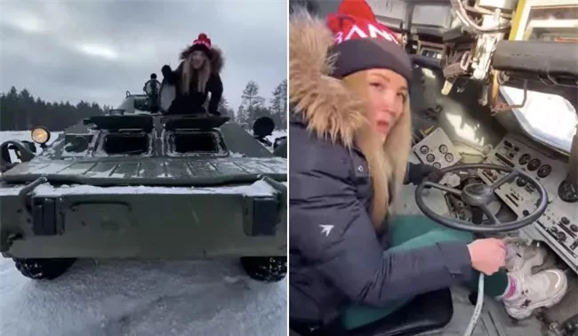 Người phụ nữ Ukraine dạy mọi người cách hack xe tăng Nga bị bỏ rơi - Ảnh 1.