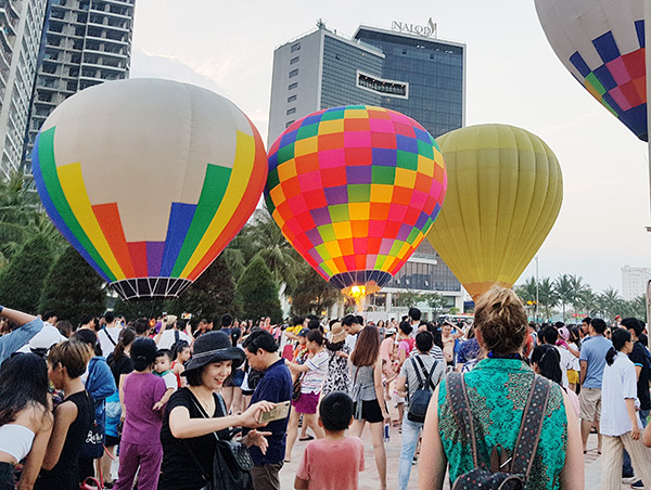Đà Nẵng từng tổ chức thành công lễ hội khinh khí cầu tại Công viên Biển Đông, thu hút sự quan tâm của đông đảo người dân cùng du khách trong và ngoài nước